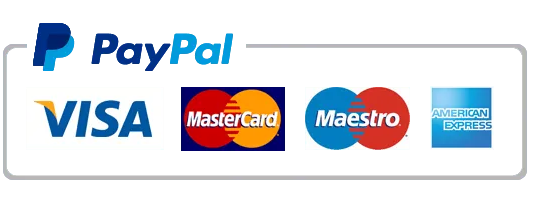 PayPal accepts all the major credit cards.